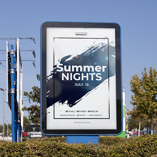 Summer Night Commercial Post and Panel Signs in Brantford, FL