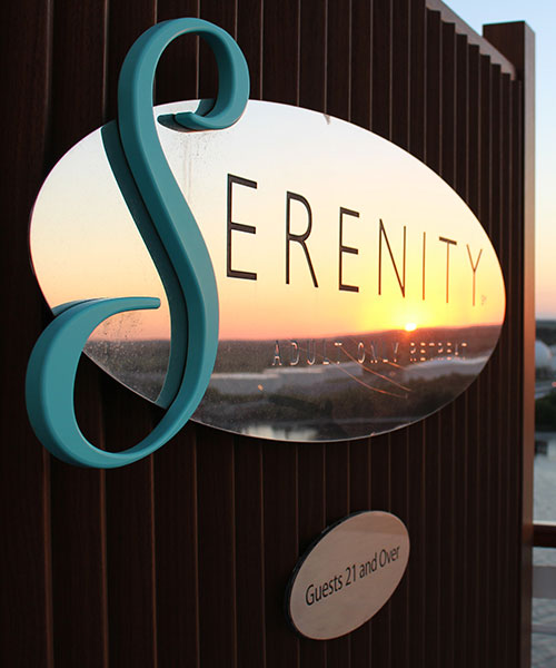 Serenity outdoor custom signs in Brantford, FL